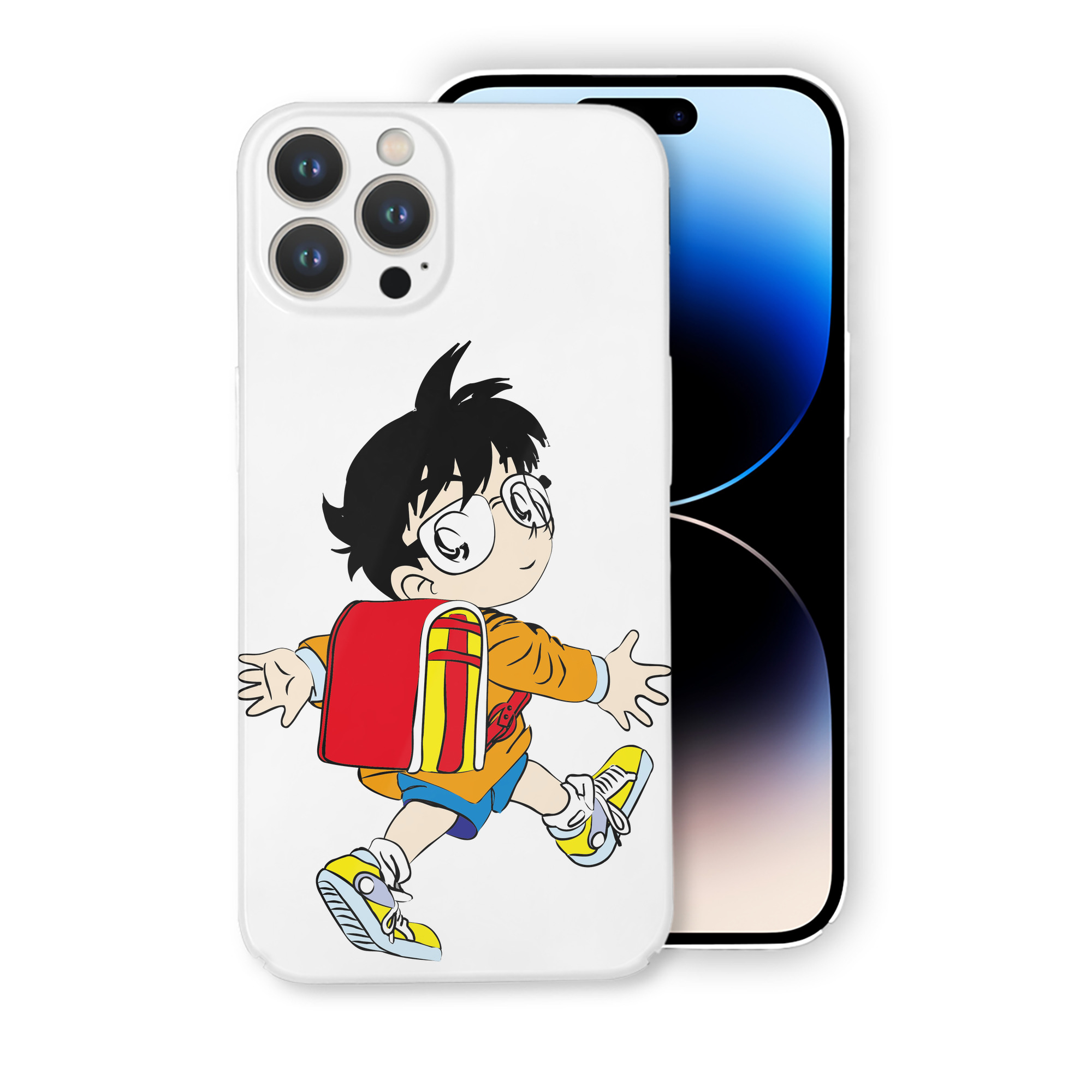 （画像用） 名探偵コナン 江戸川 コナン Detective Conan Conan Edogawa 【iPhone 14シリーズ対応】ハードケース